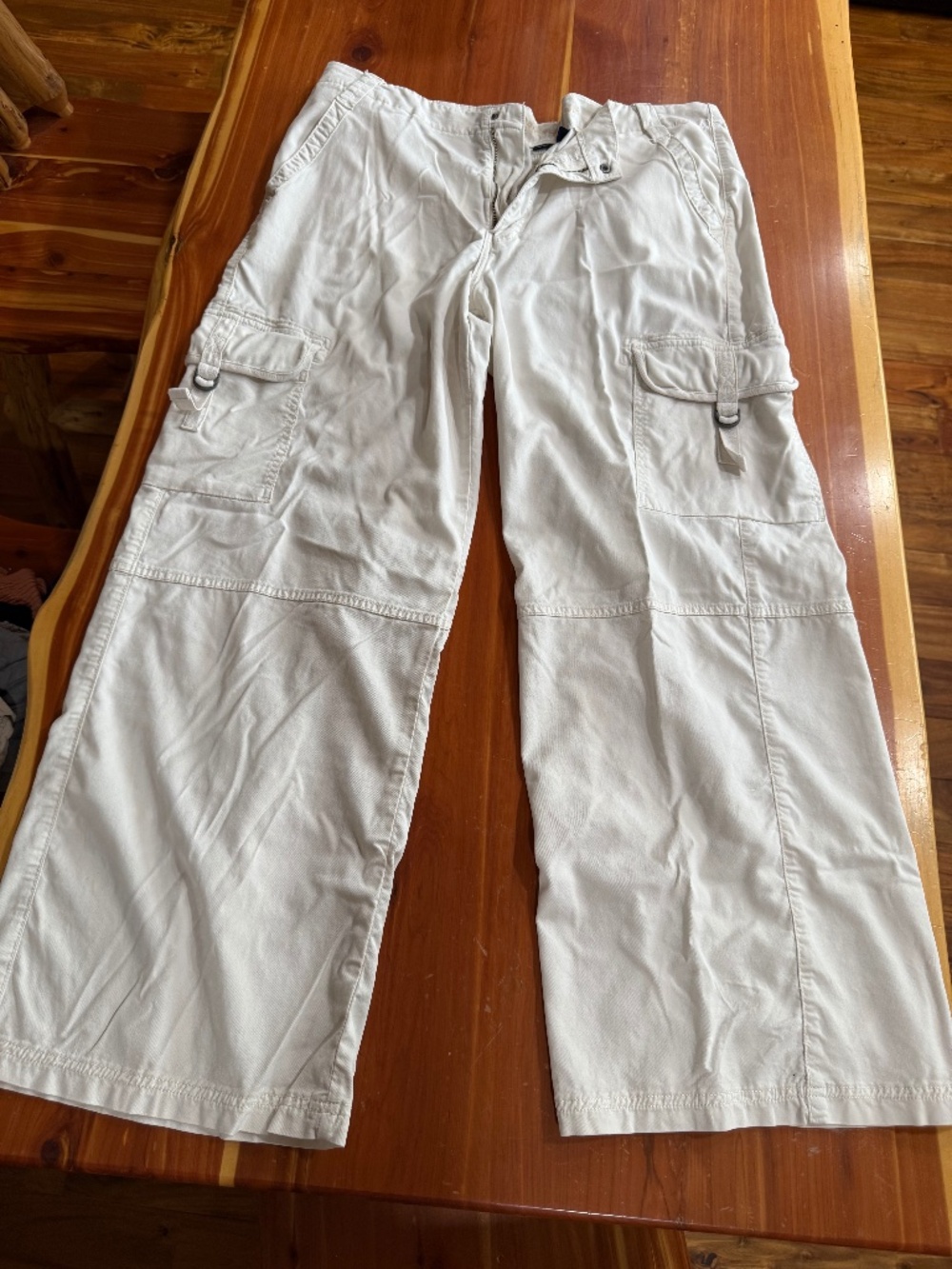 American Eagle baggy carpenter wide leg khaki pants NWOT